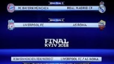 Semi Final Champions League Draw